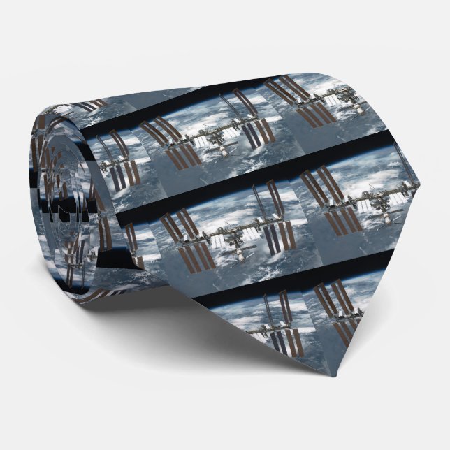 International Space Station Neck Tie (Rolled)