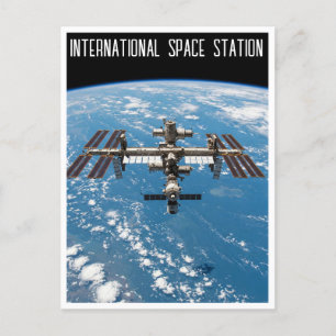 International Space Station Postcard