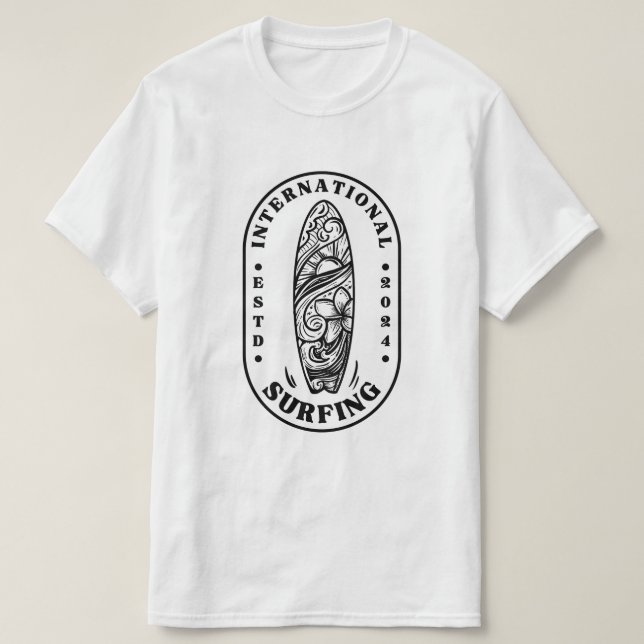 International Surfing Day T-Shirt (Design Front)