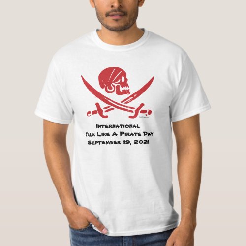 International Talk Like A Pirate Day 2021 T_Shirt