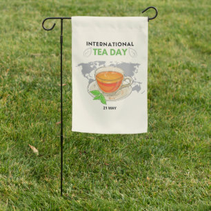 International Tea Day Garden Flag