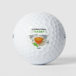 International Tea Day Golf Balls