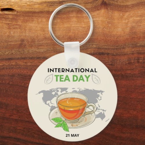 International Tea Day Keychain