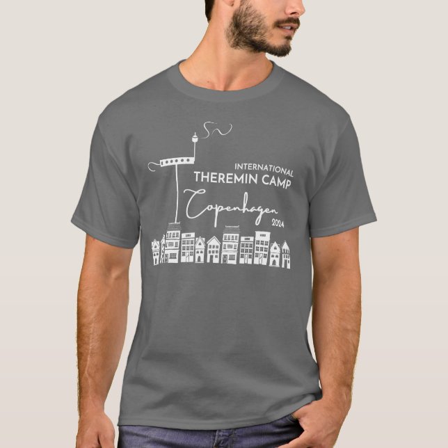 International Theremin Camp - Copenhagen - Grey T-Shirt (Front)