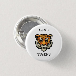 international tiger day Classic save tigers Button