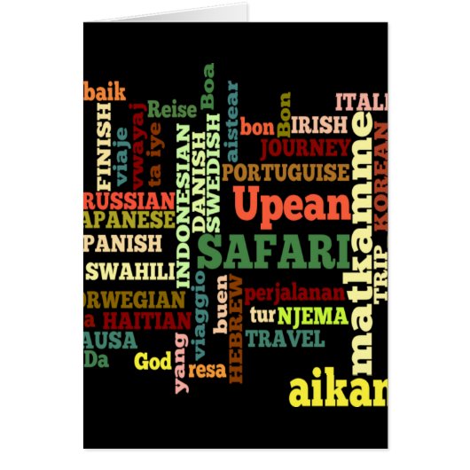 International Travel Blessings Cards (Front)