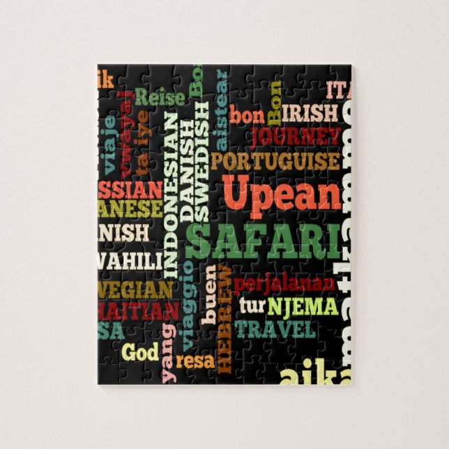 International Travel Blessings Jigsaw Puzzle (Vertical)