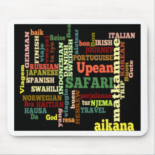 International Travel Blessings Mouse Pad