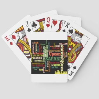 International Travel Blessings Poker Cards