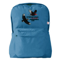 International Vulture Awareness Day American Apparel Backpack