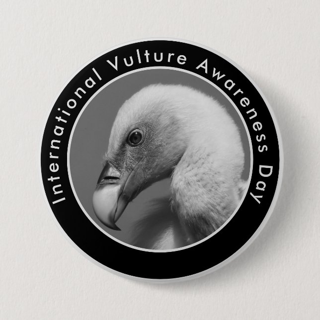 International Vulture Awareness Day Button (Front)