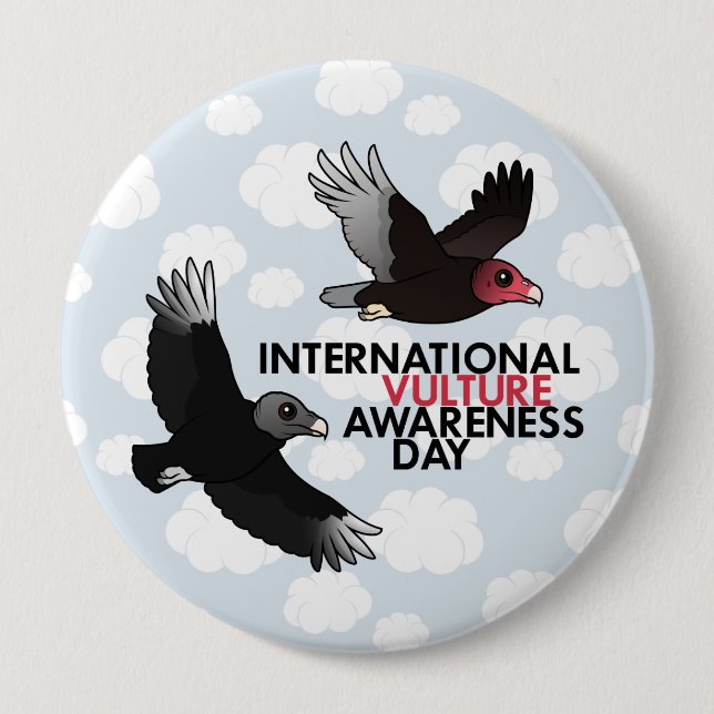International Vulture Awareness Day Button (Front)