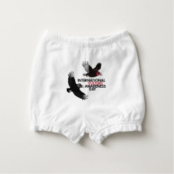 International Vulture Awareness Day Baby's Ruffled Diaper Cover