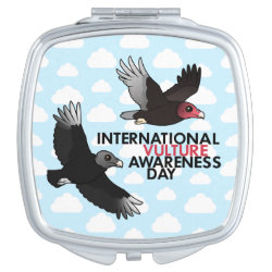International Vulture Awareness Day Square Compact Mirror