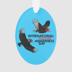 International Vulture Awareness Day Oval Acrylic Ornament