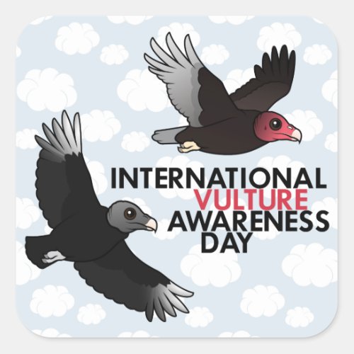 International Vulture Awareness Day Square Sticker