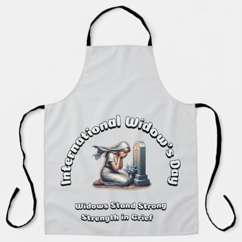 International Widows Day Strength in Grief Apron