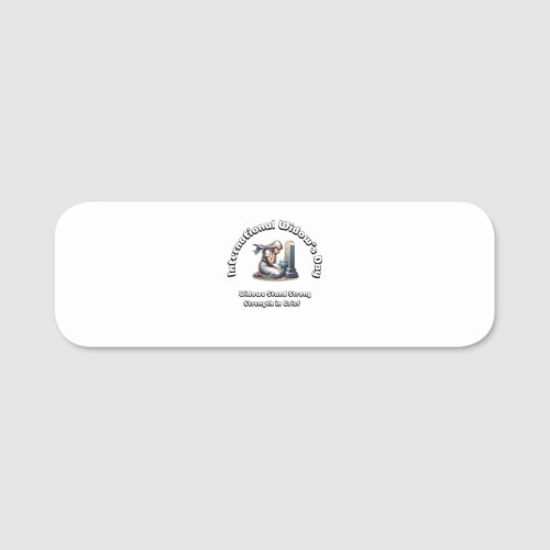 International Widows Day Strength in Grief Name Tag