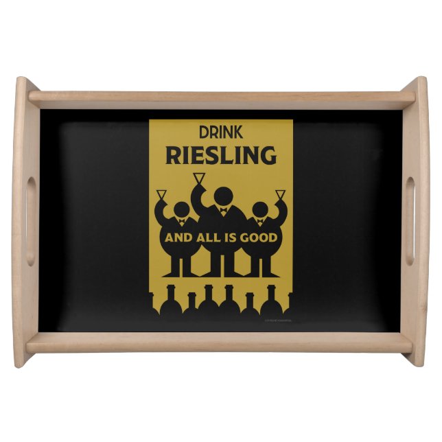 International Wine Days German Riesling  Serving Tray (Front)