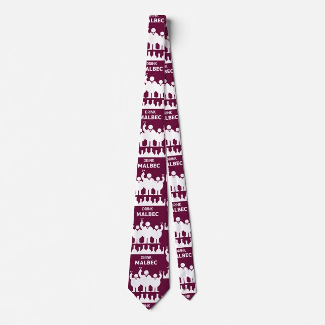 International Wine Days Malbec   Neck Tie (Front)