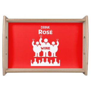 International Wine Days Rose Serving Tray