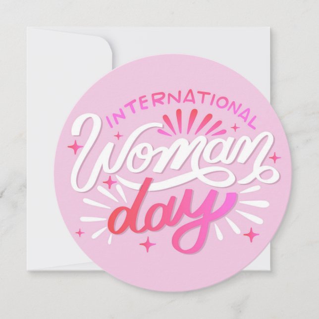 International Woman Day Invitation (Front)