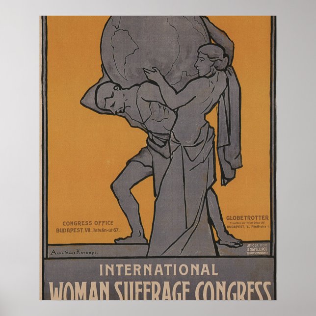 International Woman Suffrage Propaganda Poster (Front)