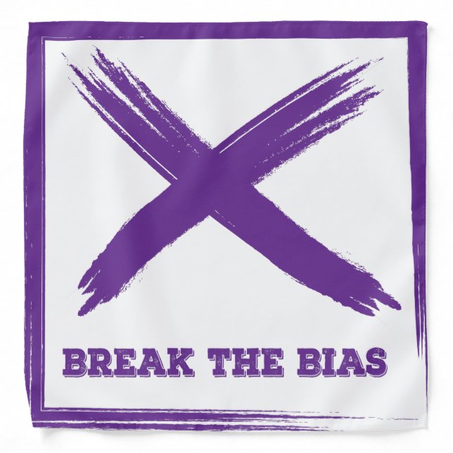 INTERNATIONAL WOMAN'S DAY 2022 BREAK THE BIAS BANDANA (Front)