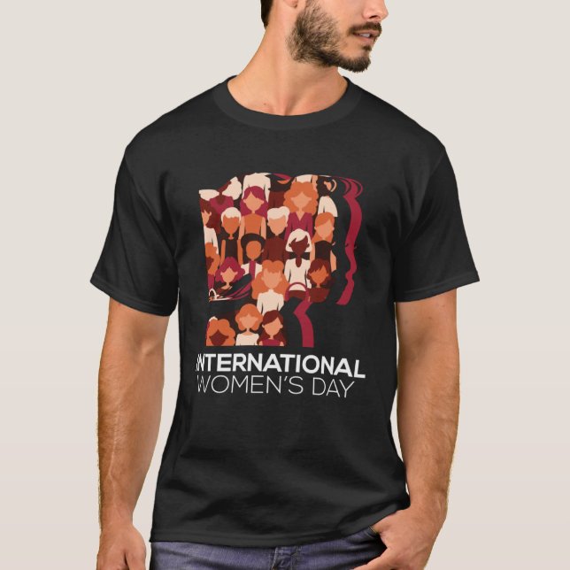 International Women s Day 2023 Women s Day Embrace T-Shirt (Front)