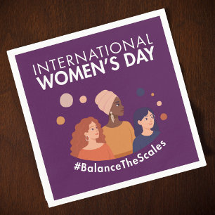 International Women’s Day 2026 Balance The Scales Napkins