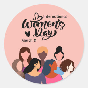 International Women’s Day 2026 Classic Round Sticker