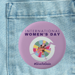 International Women’s Day 2026 Give To Gain Button