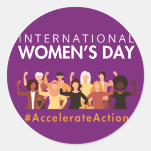 International Women’s Day Classic Round Sticker