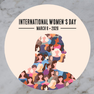 International Women’s Day Classic Round Sticker