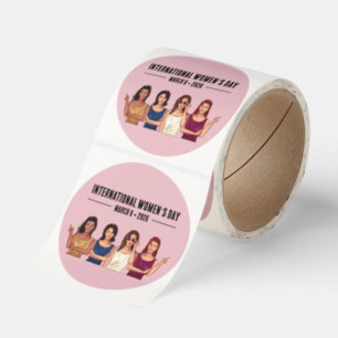 International Women’s Day Classic Round Sticker