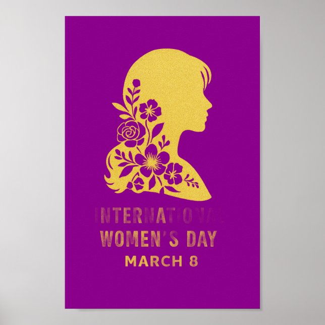 International Women’s Day – Empowerment in GPoster Poster (Front)