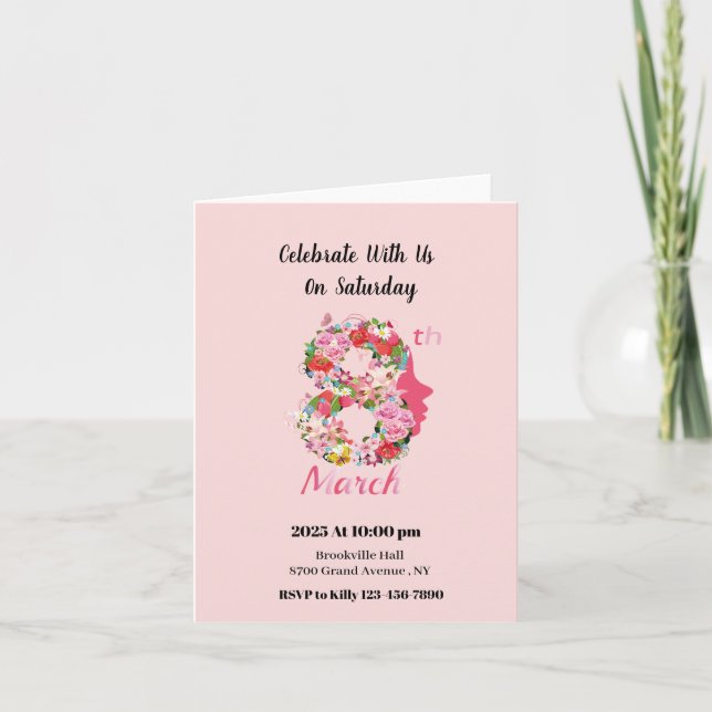 International Women's Day 08  2025 Invitation (Front)