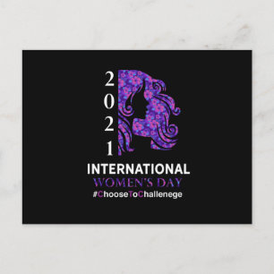 International Women's Day 2021 Choose Challenge Postcard