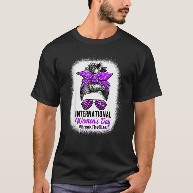 International Women's Day 2022 Happy Women 8 March T-Shirt (Front)