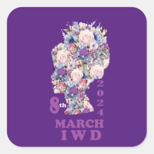 Happy Womens Day 2021 Sticker for Sale by ClaudiaGrosso