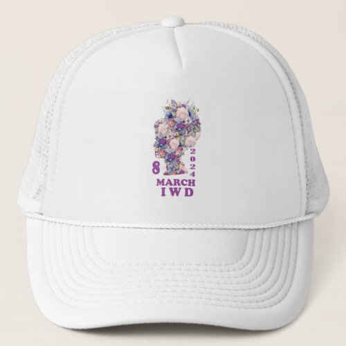 International Womens Day 2024 Celebrate Feminini Trucker Hat