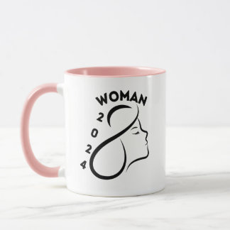 international women's day 2024 celebration mug