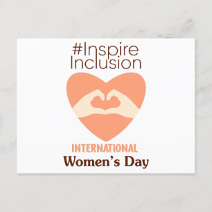 International Women's Day 2024 Inspire Inclusion Holiday Postcard
