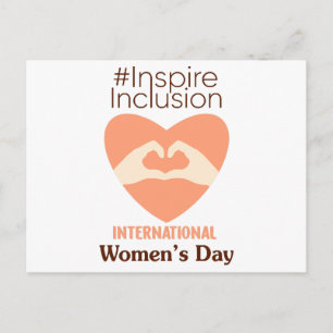 International Women's Day 2024 Inspire Inclusion Postcard