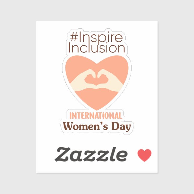 International Women's Day 2024 Inspire Inclusion  Sticker (Sheet)