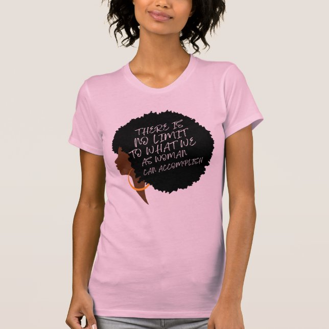 International women's day 2024 woman silhouette T-Shirt (Front)