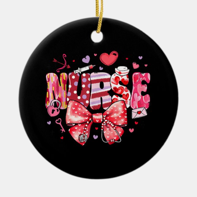 International Women's Day 2025 8 March 22 Ceramic Ornament (Front)