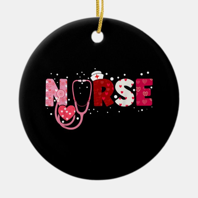 International Women's Day 2025 Accelerate Action F Ceramic Ornament (Front)