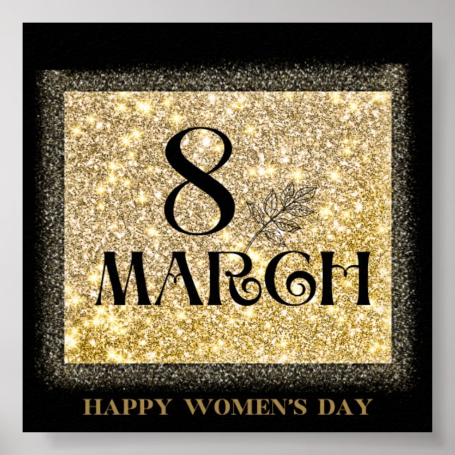 International Women's Day 2025: Celebrate Feminini Poster (Front)