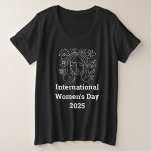  International Women's Day 2025 Plus Size T-Shirt
